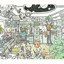 Home Office. Traditional illustration, Sketching, and Drawing project by Karin Due Østergaard-Jensen - 04.25.2021