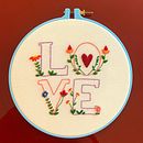 Valentine's hoop. Un projet de Broderie de Felicia - 25.04.2021