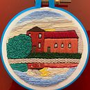House by the water - Pattern by Kseniia Guseva. Un projet de Broderie de Felicia - 25.04.2021