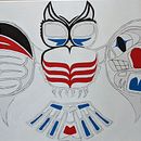 Native Canadian Familien Projekt Ein Projekt aus dem Bereich Malerei mit Acr und l von Anna Froehlingsdorf - 25.04.2021