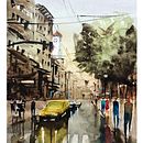 Mi Proyecto del curso: Paisajes urbanos en acuarela. Un proyecto de Arte urbano de Maialen Velarde - 26.04.2021