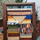 Meu projeto do curso: Introdução à tapeçaria em tear manual. Un projet de Création de motifs, Décoration , et Art textile de Hélia Martinho Fernandes gil - 26.04.2021