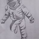 Astronauta. Un progetto di Illustrazione tradizionale di Violeta Ana Gordano Raccagni - 01.04.2021