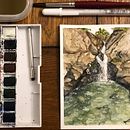 Acuarela. Graphic Design, Paper Craft, and Watercolor Painting project by Yasmin Conde Solares - 04.27.2021
