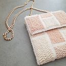 Rug Wool Punch Needle Crossbody. Accessor, Design, Embroider, and Fiber Arts project by Micah Clasper-Torch - 04.27.2021