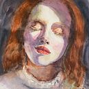 portrait practice . Een project van Aquarelschilderen van Mia Chen - 25.04.2021