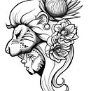 Arte final de tatuaje. Un progetto di Design e Illustrazione tradizionale di Andy Palafox - 25.04.2021