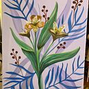 Meu projeto do curso: Pintura botânica com acrílico . % Amanda Campos tarafından hazırlanan Akrilik Bo, Ve ama projesi - 04.27.2021