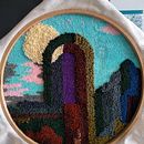My project in Punch Needle XL Embroidery course. Projekt z dziedziny  Haft użytkownika mimac - 28.04.2021