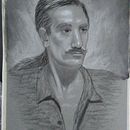 Mi Proyecto del curso: Retrato realista al carboncillo . Ilustrație tradițională, Arte plastice, Desen, Desen de portret și Desen realist de eleftheriakos - 05.28.2021