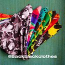 Pañoletas para marca personal @backblackclothes. Design gráfico projeto de Juan David Pérez H - 29.04.2021