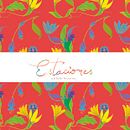 Estaciones, diseño de patterns para ropa de cama. Nathalie Beauvois. Un projet de Design , Illustration traditionnelle, Création de motifs, St , et lisme de Nathalie Beauvois - 28.04.2021