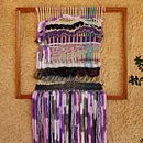 My project in Introduction to Textile Weaving course. Artesanato projeto de Eleftheria V. - 30.04.2021
