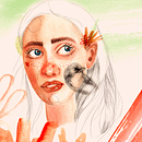 Meu projeto do curso: Retrato ilustrado em aquarela . Seni Rupa & Ilustrasi tradisional proyek oleh Thais Lago - 04.30.2021