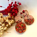Meu projeto do curso: Design de joalheria com resina. Un projet de Création d'accessoires, Artisanat, Design de bijoux , et DIY de Juliana - 30.04.2021