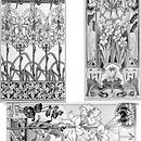 Art Nouveau decals. Ilustração tradicional, Artesanato, e Cerâmica projeto de Cristina - 30.04.2021