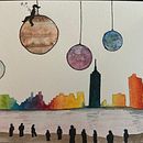 My project in Modern Watercolor Techniques course . Ilustrație tradițională și Pictură în acuarelă de Mina Abbasi Dinani - 04.25.2021