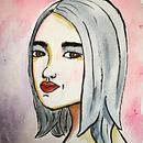 Portrait Sketching. Un proyecto de Ilustración tradicional, Ilustración con tinta y Dibujo de Retrato de Dani Karashigo - 01.05.2021