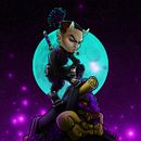 🌕 TSUKI . Ilustrasi tradisional, Grafik Gerak, Dan Musik proyek oleh Rafael Nunes Ribeiro - 04.01.2020