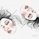 Hypocrazy . Portrait Drawing, Digital Drawing, Realistic Drawing, Traditional illustration, and Watercolor Painting project by Virginia Torres - 05.01.2021