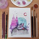 Mi Proyecto del curso: Técnicas de ilustración con acuarela y gouache. Un progetto di Illustrazione tradizionale di Azahara Tárraga Medel - 03.05.2021