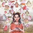 Mi Proyecto del curso: Retratos digitales de fantasía con Photoshop. Un progetto di Illustrazione tradizionale di ale_rebolledo_vera - 04.05.2021