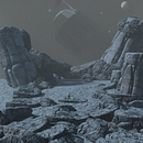 Mi Proyecto del curso: Ilustración fantástica 3D con Blender - Hoth concept art 3D. Design, 3D, Multimídia, Design de cenários, Modelagem 3D, e Concept Art projeto de Elias Saavedra - 01.05.2021
