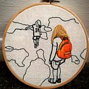 My project in Hair Embroidery Stitching Techniques course. Design, Arts, Crafts, Graphic Design, Creativit, and Embroider project by Anna Hamer - 05.01.2021
