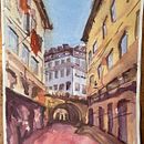 My project in Architectural Illustration with Watercolor course. Un proyecto de Ilustración tradicional, Pintura a la acuarela y Arquitectura de Alfie Willmott - 05.05.2021