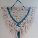Tapiz de macramé. Macramé project by Giuliana Pastor - 05.07.2021