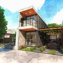 VIVIENDA CONTENEDOR ST 60 . Design, e Arquitetura projeto de Luis Alberto Ortega - 08.05.2021