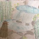 My 2nd project in Watercolor Illustration with Japanese Influence course. Projekt z dziedziny Malowanie akwarelą użytkownika pictodelie - 10.05.2021