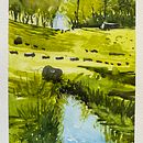 My project in Natural Landscapes in Watercolor course. Un proyecto de Pintura a la acuarela de Ravindranath Balakrishnan - 10.05.2021