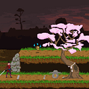 Mi Proyecto del curso: Animación de personajes en pixel art para videojuegos  Samurai. Videogames, Desenvolvimento de videogames, Animação de personagens, e Pixel Art projeto de Uriel Beltran - 11.05.2021