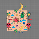 My project in Creative Character Design for Products course : The Summer Fruits Ein Projekt aus dem Bereich Traditionelle Illustration und Musterdesign von Abhi Habibi - 05.05.2021