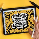 Lanzamiento Adobe Illustrator para iPad. Design, Graphic Design, Lettering, Digital Lettering, T, pograph, Art Direction, Social Media Design, Instagram, and Calligraph project by Alejandro Solórzano - 10.14.2020