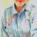 Embroidery and Accessories Customization course: embellishing a simple shirt dress using Josefina's technique. Een project van Borduurwerk van dnassib - 09.05.2021