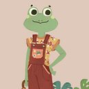Criação de personagens antropomórficos - Floriano. Un progetto di Illustrazione tradizionale, Character design, Disegno, Illustrazione digitale e Pittura ad acquerello di Laura Fernandez - 13.05.2021