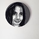 Mi Proyecto del curso:  Bordado con punch needle: pasa de la imagen al retrato. Een project van Borduurwerk van Verónica Andrea Busto - 11.05.2021