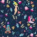 Mi Proyecto del curso: Ilustración vectorial de patrones desde cero. Design, Ilustração tradicional, Pattern Design, e Estampagem projeto de Sara López - 14.05.2021