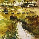 My project in Natural Landscapes in Watercolor course (Pito’s Trigger & Personal Trigger). Un proyecto de Bellas Artes, Pintura y Pintura a la acuarela de handevarsat - 15.05.2021