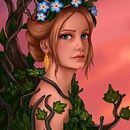 My project in Digital Fantasy Portraits with Photoshop course. Projekt z dziedziny Trad, c, jna ilustracja,  R, sunek, Ilustracja c, frowa, Portret, R, sunek c, frow, Malarstwo c i frowe użytkownika Maria Prytkina - 16.05.2021