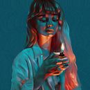 My project in Digital Fantasy Portraits with Photoshop course. Un progetto di Illustrazione tradizionale, Disegno, Illustrazione digitale, Disegno di ritratti, Disegno digitale e Pittura digitale di Hazel San Jose - 08.05.2021