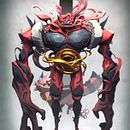 Incineroar. Un proyecto de Diseño de personajes 3D, 3D y Diseño de personajes de Fer Aguilera Reyes - 17.05.2021