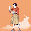 Mi Proyecto del curso: Ilustración de personajes dinámicos . Un proyecto de Ilustración tradicional, Diseño de personajes, Cómic, Creatividad, Dibujo, Dibujo digital y Manga de Eder Quispe Garcia - 16.05.2021