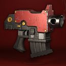 Bolt Pistol | Warhammer. Un projet de 3D, Modélisation 3D , et Jeux vidéo de Pelayo Martín Fernández - 16.05.2021