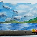 Mi Proyecto del curso: Página de cuaderno de viaje. Traditional illustration, Watercolor Painting, Architectural Illustration, and Sketchbook project by Paulina González - 05.15.2021