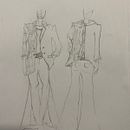 Mi Proyecto del curso: Introducción al diseño de moda. Traditional illustration, and Fashion Design project by Claudia Aranda - 05.21.2021