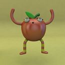 3D Vegetable and Fruit Character. Un progetto di 3D e Illustrazione tradizionale di sharu - 21.05.2021