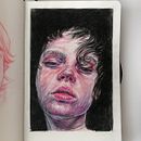 Chiaroscuro coloured pencil portrait. Desenho a lápis, Ilustração tradicional, e Desenho de retrato projeto de James - 22.05.2021